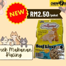 Snek Makanan Kucing - Beef Living