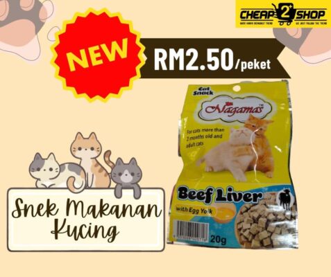 Snek Makanan Kucing - Beef Living