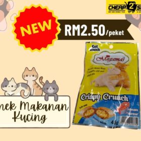 Snek Makanan Kucing - Crispy Crunch