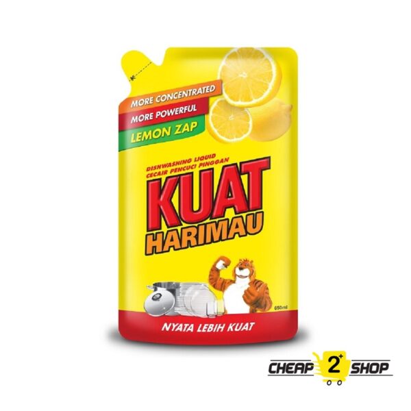 Kuat Harimau Dish Wash - Lemon Refill